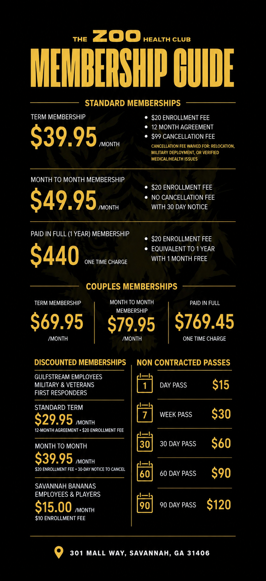 Join Now Pricing SGA